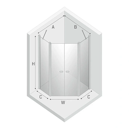 Душевой уголок NEW TRENDY NEW SOLEO BLACK 80x80x195 K-0616 (черный) Душевой уголок NEW TRENDY NEW SOLEO BLACK 80x80x195 K-0616 (черный)