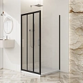 Душевой уголок BelBagno UNO-195-AHF-31-100/70-C-NERO 100x70 см, профиль черный, стекло прозрачное Душевой уголок BelBagno UNO-195-AHF-31-100/70-C-NERO 100x70 см, профиль черный, стекло прозрачное