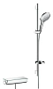 Душевой гарнитур Hansgrohe Ecostat Select/Raindance Select S 150 3jet/Combi 27037400 с термостатом