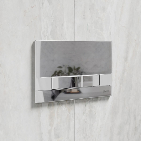 Клавиша смыва Lemark BIT механическая, хром глянец 9801005 Клавиша смыва Lemark BIT механическая, хром глянец 9801005