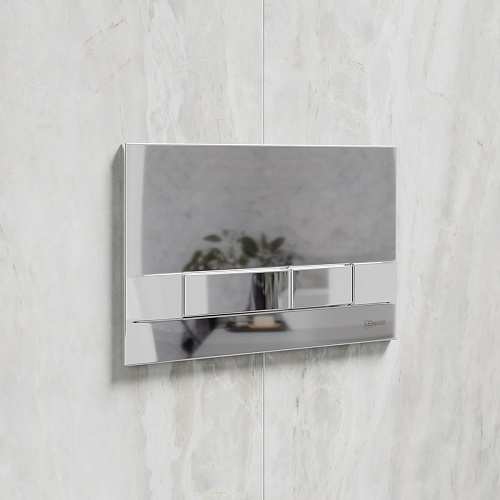 Клавиша смыва Lemark BIT механическая, хром глянец 9801005 Клавиша смыва Lemark BIT механическая, хром глянец 9801005