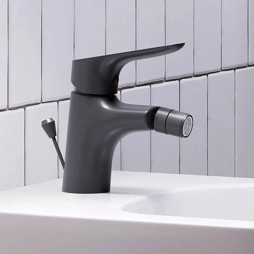 Смеситель для биде Damixa Jupiter 770240300 с донным клапаном, черный Смеситель для биде Damixa Jupiter 770240300 с донным клапаном, черный