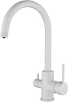 Смеситель для кухни Kaiser 26744-4 под фильтр, белый Смеситель для кухни Kaiser 26744-4 под фильтр, белый