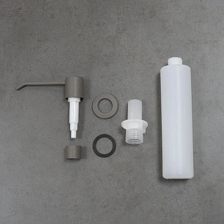 дозатор жидкого мылаLemark EXPERT LM8201, врезной, серый шелк дозатор жидкого мылаLemark EXPERT LM8201, врезной, серый шелк