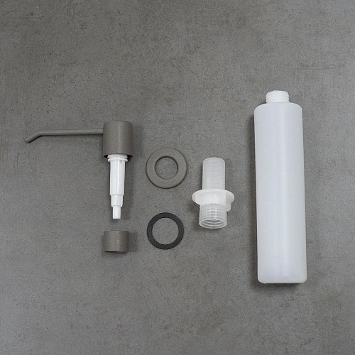 дозатор жидкого мылаLemark EXPERT LM8201, врезной, серый шелк дозатор жидкого мылаLemark EXPERT LM8201, врезной, серый шелк