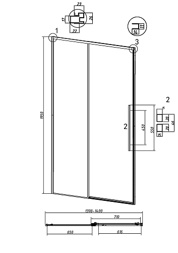 Душевая дверь GROSSMAN Galaxy 100.K33.01.140.10.02 (140x195) хром, стекло шиншилла Душевая дверь GROSSMAN Galaxy 100.K33.01.140.10.02 (140x195) хром, стекло шиншилла