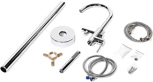 Смеситель для ванны STWORKI Эстерсунд ES-06cr 551364 напольный Смеситель для ванны STWORKI Эстерсунд ES-06cr 551364 напольный