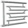 Полотенцесушитель водяной Ника ECON ПМ-3 60/90 с полкой