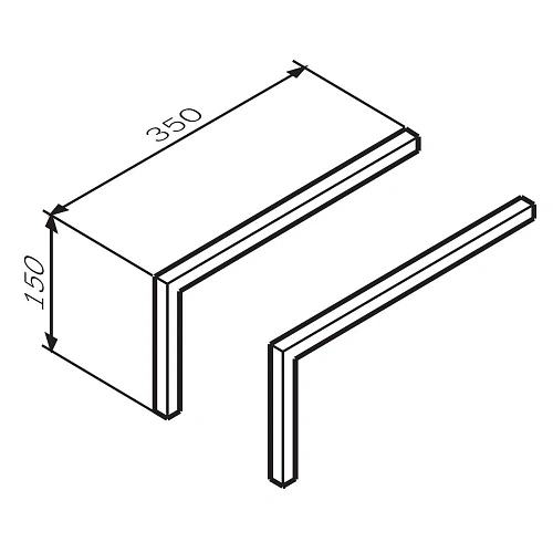 Ножки для мебели AM.PM Func M8FLEGS-C015GM для шкафа 15 см, цвет графит матовый Ножки для мебели AM.PM Func M8FLEGS-C015GM для шкафа 15 см, цвет графит матовый