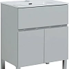 Тумба под раковину Aquanet Алвита New 70 1 ящик, 2 дверцы, серый 00303899 Тумба под раковину Aquanet Алвита New 70 1 ящик, 2 дверцы, серый 00303899
