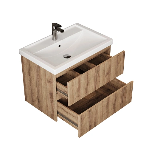 Тумба под раковину Onika Дарон 60 см 106165 подвесная, дуб крафт золотой (для Фостер 60) Тумба под раковину Onika Дарон 60 см 106165 подвесная, дуб крафт золотой (для Фостер 60)