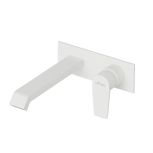 Смеситель для раковины CEZARES NAUTIC-BLI-BIO, с донным клапаном, белый матовый Смеситель для раковины CEZARES NAUTIC-BLI-BIO, с донным клапаном, белый матовый