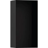 Настенный короб Hansgrohe XtraStoris с открытой рамой 30х15х10 см 56070670, матовый черный