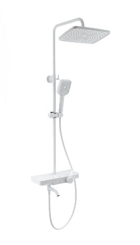 Душевая система Wonzon & Woghand с термостатом, белый матовый (WW-B3099-A-MW) Душевая система Wonzon & Woghand с термостатом, белый матовый (WW-B3099-A-MW)