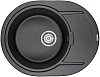 Картинка анонса товара «кухонная мойка paulmark oval, pm316502-bl, черный, 650х500 мм»