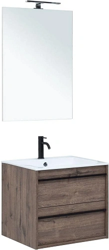 Комплект мебели Aquanet Lino 60 00273239 дуб веллингтон Комплект мебели Aquanet Lino 60 00273239 дуб веллингтон