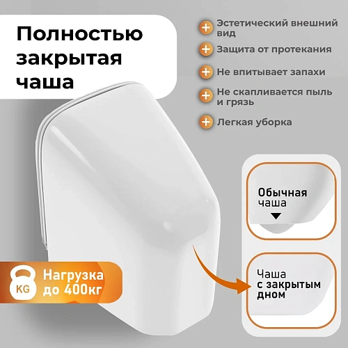 Унитаз подвесной GROSSMAN GR-4479SQC 490x340x385, безободковый, смыв торнадо бесшумный, с сиденьем Унитаз подвесной GROSSMAN GR-4479SQC 490x340x385, безободковый, смыв торнадо бесшумный, с сиденьем
