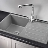 Кухонная мойка Granula 8002, АЛЮМИНИУМ, кварц 790х500 Кухонная мойка Granula 8002, АЛЮМИНИУМ, кварц 790х500