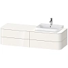 Тумба под раковину Duravit Happy D.2 Plus HP4963R2222 подвесная 160 см белая