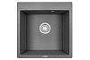 Кухонная мойка Granula 5102, ГРАФИТ (ЧЁРНО-СЕРЫЙ), кварц 510x520