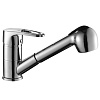 Картинка анонса товара «смеситель для кухни decoroom dr67023 с вытяжным изливом»