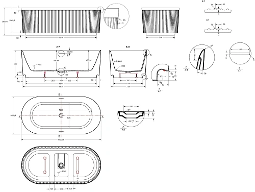 Акриловая ванна Vincea VBT-709-1700MG 1700x800x585 матовая бежевая/белая, щелевой перелив, слив белый Акриловая ванна Vincea VBT-709-1700MG 1700x800x585 матовая бежевая/белая, щелевой перелив, слив белый