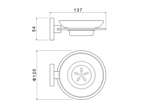 Мыльница Aquatek ОБЕРОН AQ4203MB черный матовый Мыльница Aquatek ОБЕРОН AQ4203MB черный матовый
