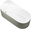 Картинка анонса товара «акриловая ванна allen brau priority 170x80 2.31001.21/cgm белый матовый /цементно-серый»