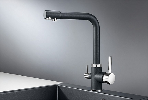 Смеситель для кухни Granula 2015, ШВАРЦ Смеситель для кухни Granula 2015, ШВАРЦ
