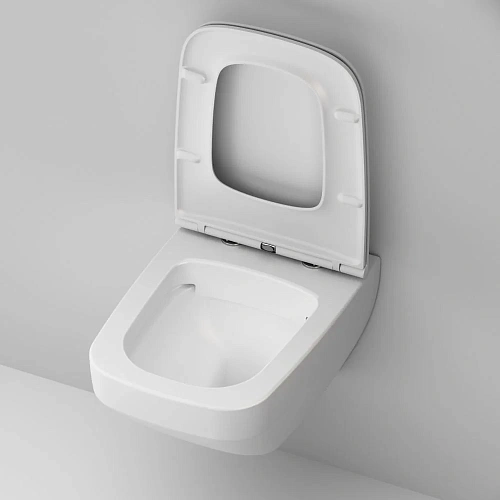 Унитаз подвесной AM.PM Inspire V2.0 C50A1700MWSC FlashClean с сиденьем микролифт, белый матовый Унитаз подвесной AM.PM Inspire V2.0 C50A1700MWSC FlashClean с сиденьем микролифт, белый матовый