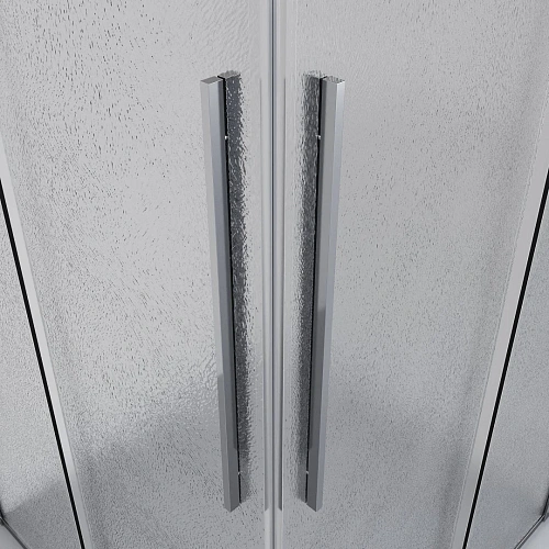 Душевой уголок Niagara Nova NG-3622-34 (80x80x195) квадратная, раздвижная, хром, стекло шиншилла Душевой уголок Niagara Nova NG-3622-34 (80x80x195) квадратная, раздвижная, хром, стекло шиншилла