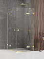 Душевая перегородка NEW TRENDY AVEXA GOLD SHINE 80x110x200 EXK-1860 золото Душевая перегородка NEW TRENDY AVEXA GOLD SHINE 80x110x200 EXK-1860 золото