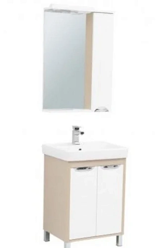 Комплект мебели Aquanet Гретта 60 New светлый дуб (2 дверцы) 00239426 Комплект мебели Aquanet Гретта 60 New светлый дуб (2 дверцы) 00239426