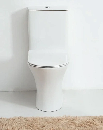 Унитаз напольный Orange C01-000W безободковый, сиденье с микролифтом Унитаз напольный Orange C01-000W безободковый, сиденье с микролифтом