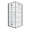 Картинка анонса товара «душевой уголок new trendy new soleo black l 90x90x195 d-0289a/d-0120b (черный)»