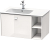 Картинка анонса товара «тумба под раковину duravit brioso br401202222 подвесная 82 см белый глянцевый»