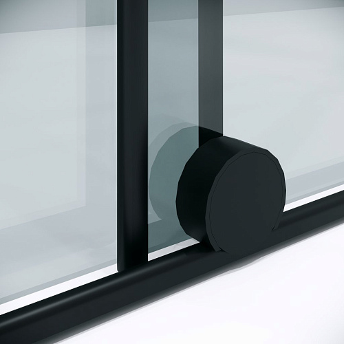 Душевая перегородка Niagara Nova NG-671-90BLACK (90х200) черный матовый, раздвижная, стекло прозрачное Душевая перегородка Niagara Nova NG-671-90BLACK (90х200) черный матовый, раздвижная, стекло прозрачное