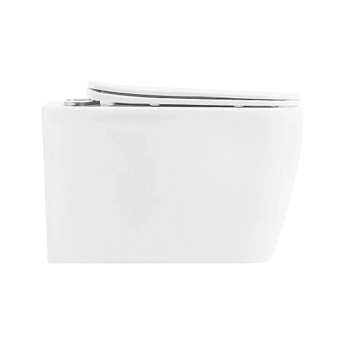 Унитаз подвесной BelBagno VENETO BB132CHR/BB132SC безободковый с сиденьем Унитаз подвесной BelBagno VENETO BB132CHR/BB132SC безободковый с сиденьем