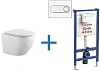 Комплект унитаза с инсталляцией Aquanet Rimless Cetus 2.0 W LX-1901 (инсталляция Pestan Fluenta SET4 Cetus 2.0 W + SET40006356OW