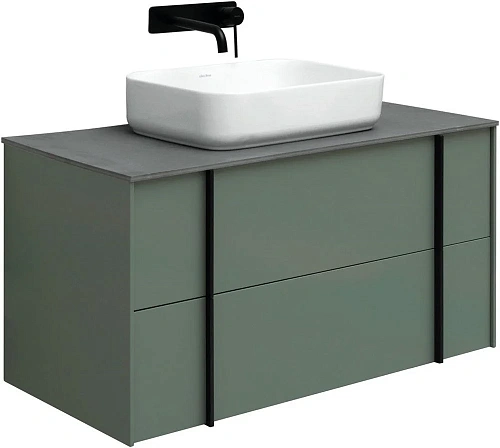 Тумба под раковину Allen Brau Reality 100 1.32007.CGM олива матовый Тумба под раковину Allen Brau Reality 100 1.32007.CGM олива матовый