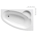 Акриловая ванна Ravak Asymmetric 150x100 P C451000000 (правая) Акриловая ванна Ravak Asymmetric 150x100 P C451000000 (правая)
