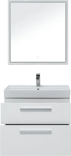 Комплект мебели Aquanet Nova 75 белый (2 ящика) 00243255 Комплект мебели Aquanet Nova 75 белый (2 ящика) 00243255