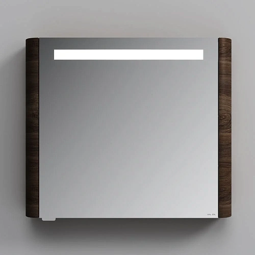 Зеркальный шкаф AM.PM Sensation M30MCL0801NF левый, 80 см, с подсветкой, орех Зеркальный шкаф AM.PM Sensation M30MCL0801NF левый, 80 см, с подсветкой, орех