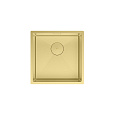 Детальная картинка товара «кухонная мойка lemark olanga 440 из нержавеющей стали, светлое золото 9938122»