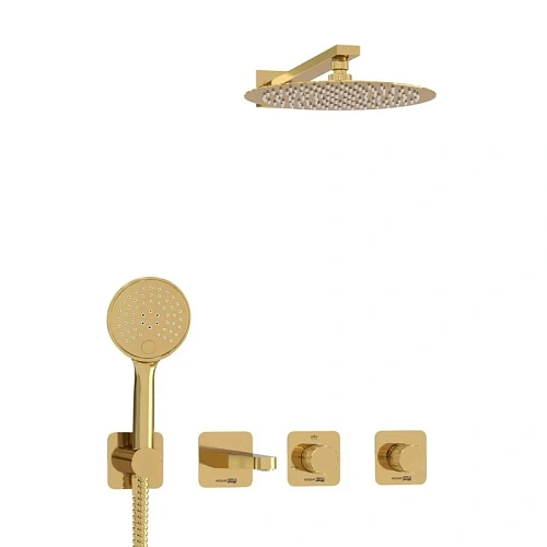 Душевая система WasserKRAFT A7651.304.305.183.208.280.197.207 встраиваемая золото Душевая система WasserKRAFT A7651.304.305.183.208.280.197.207 встраиваемая золото