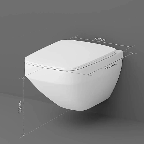 Унитаз подвесной AM.PM Inspire V2.0 C50A1700SC FlashClean с сиденьем микролифт Унитаз подвесной AM.PM Inspire V2.0 C50A1700SC FlashClean с сиденьем микролифт