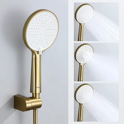 Душевая система Raglo R20.27.03 встраиваемая, сатин золотой Душевая система Raglo R20.27.03 встраиваемая, сатин золотой