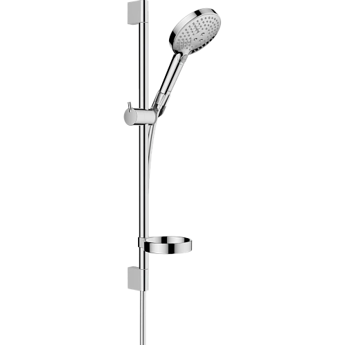 Душевой гарнитур Hansgrohe Raindance Select S 120 3jet, со штангой 65 см и мыльницей 27944000, хром Душевой гарнитур Hansgrohe Raindance Select S 120 3jet, со штангой 65 см и мыльницей 27944000, хром