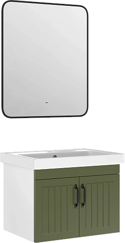 Комплект мебели DIWO Сочи 60 подвесная, зеленая 579274 Комплект мебели DIWO Сочи 60 подвесная, зеленая 579274