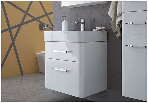 Тумба под раковину Aquanet Виченца 60 белый 00196252 Тумба под раковину Aquanet Виченца 60 белый 00196252